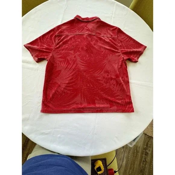 Tommy Bahama Ohio State Buckeyes IslandZone Polo Shirt Mens XL Red NCAA - Picture 5 of 12